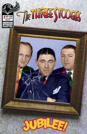 AM ARCHIVES THREE STOOGES #1 1949 JUBILEE CVR B PHOTO