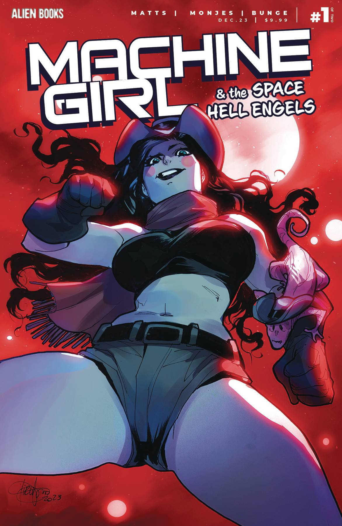 MACHINE GIRL & SPACE HELL ENGELS #1 CVR A ANDOLFO