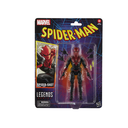 MARVEL LEGENDS- RETRO SPIDER-MAN WAVE 1 - SPIDER-SHOT