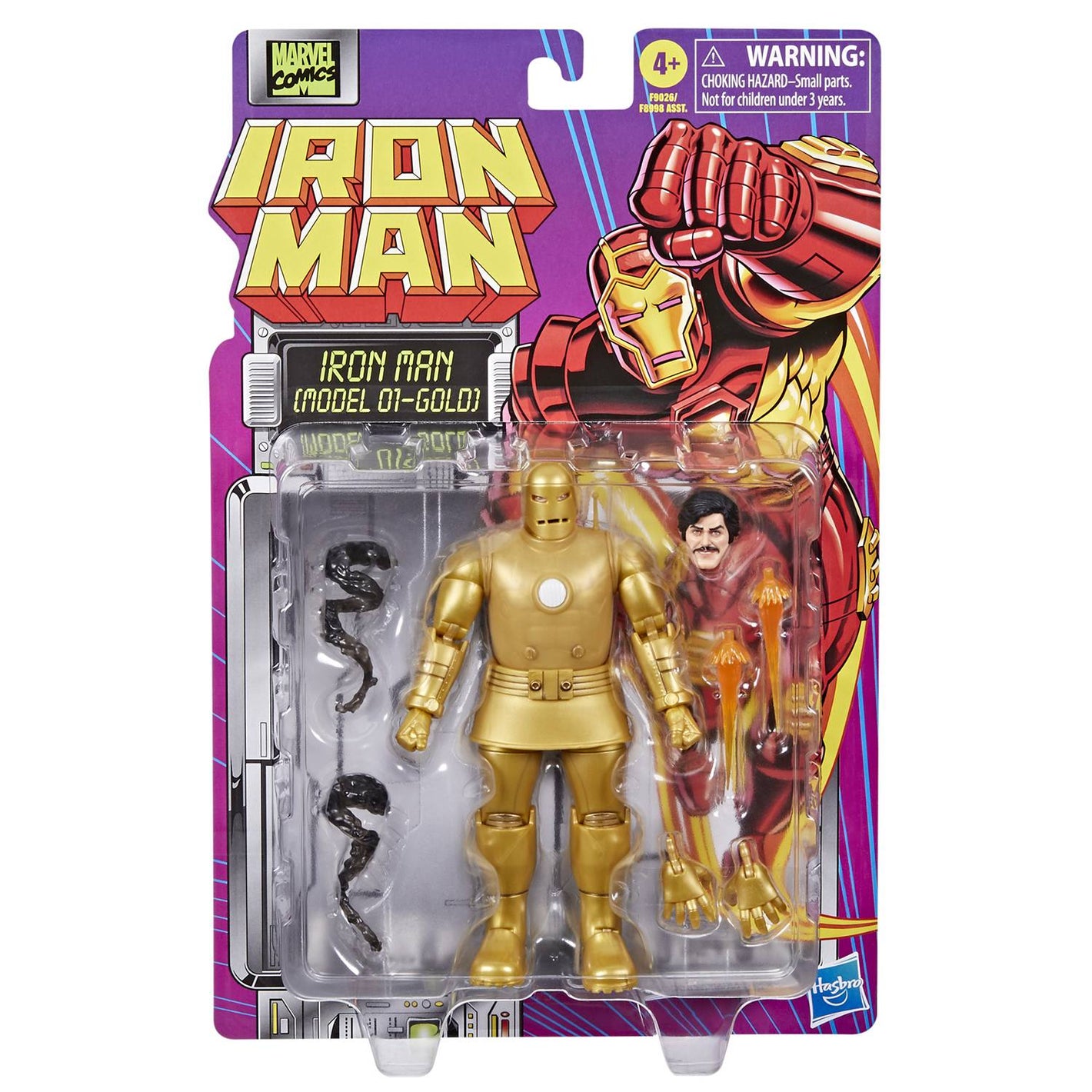 MARVEL LEGENDS - RETRO IRON MAN WAVE 1 -
IRON MAN MODEL 01 GOLD