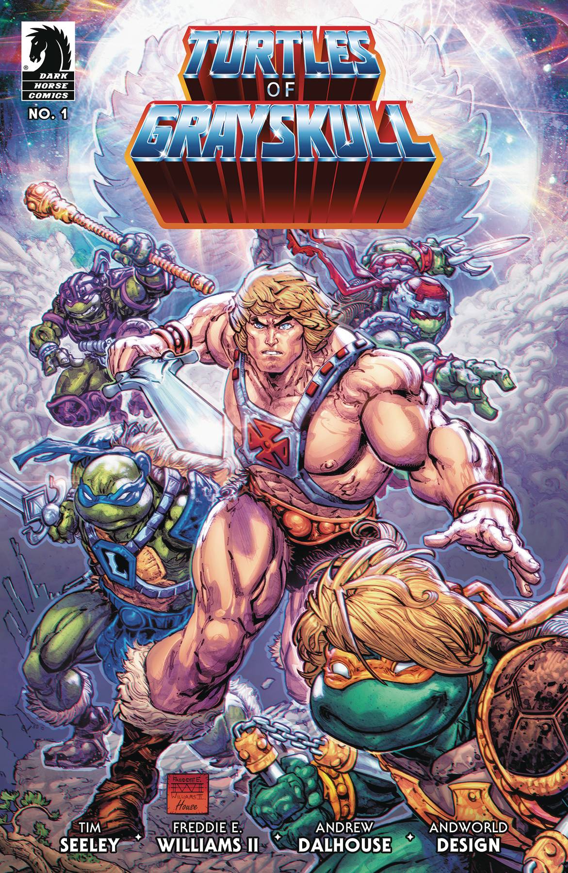 MASTERS OF UNIVERSE X TMNT TURTLES OF GRAYSKULL #1 CVR A WILLIAMS