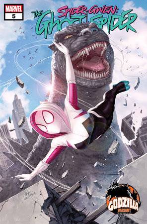 SPIDER-GWEN THE GHOST-SPIDER #5 INHYUK LEE GODZILLA VAR