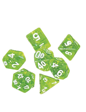 DCC RPG DICE GREENSTONE SHARDS (C: 0-1-2)