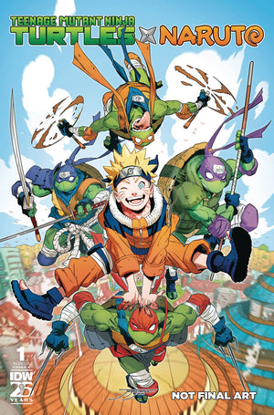 TEENAGE MUTANT NINJA TURTLES X NARUTO #1 CVR A JIMENEZ