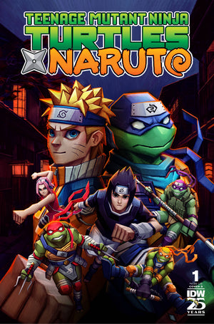 TEENAGE MUTANT NINJA TURTLES X NARUTO #1 CVR D MONCAYO