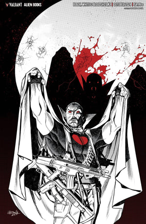 BLACK WHITE & BLOODSHOT #2 (OF 4) CVR D ROCHA VIRGIN (MR)