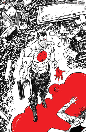 BLACK WHITE & BLOODSHOT #2 (OF 4) CVR E SEELEY VIRGIN (MR)