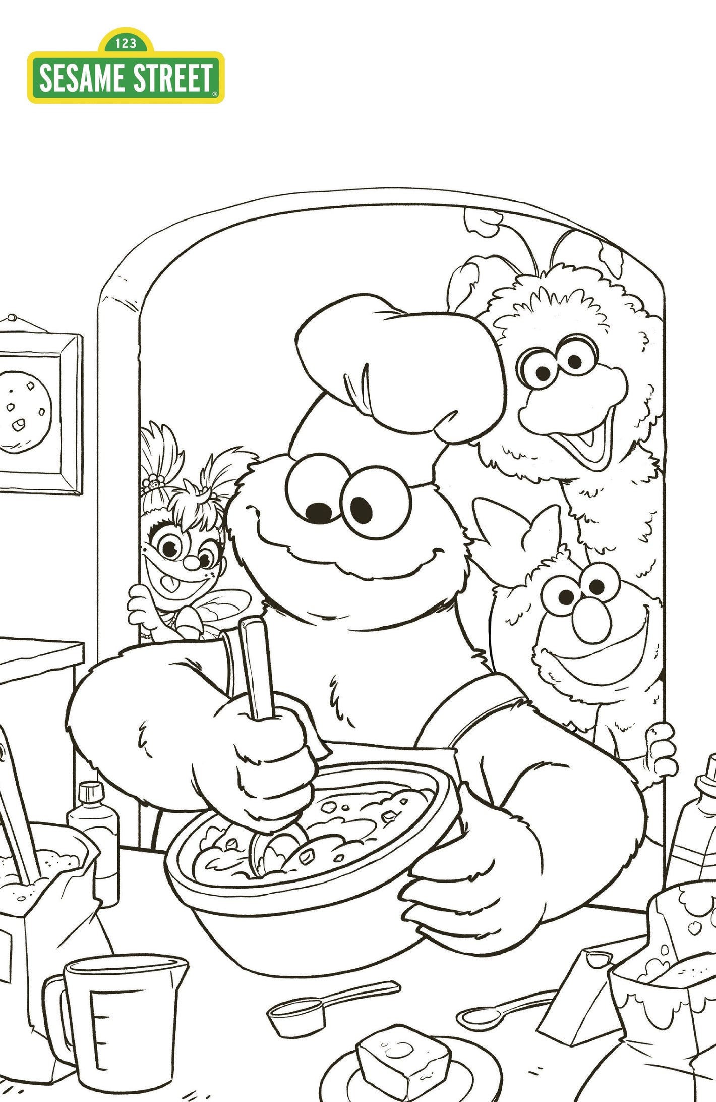 SESAME STREET #3 CVR C COLORING BOOK SKETCH