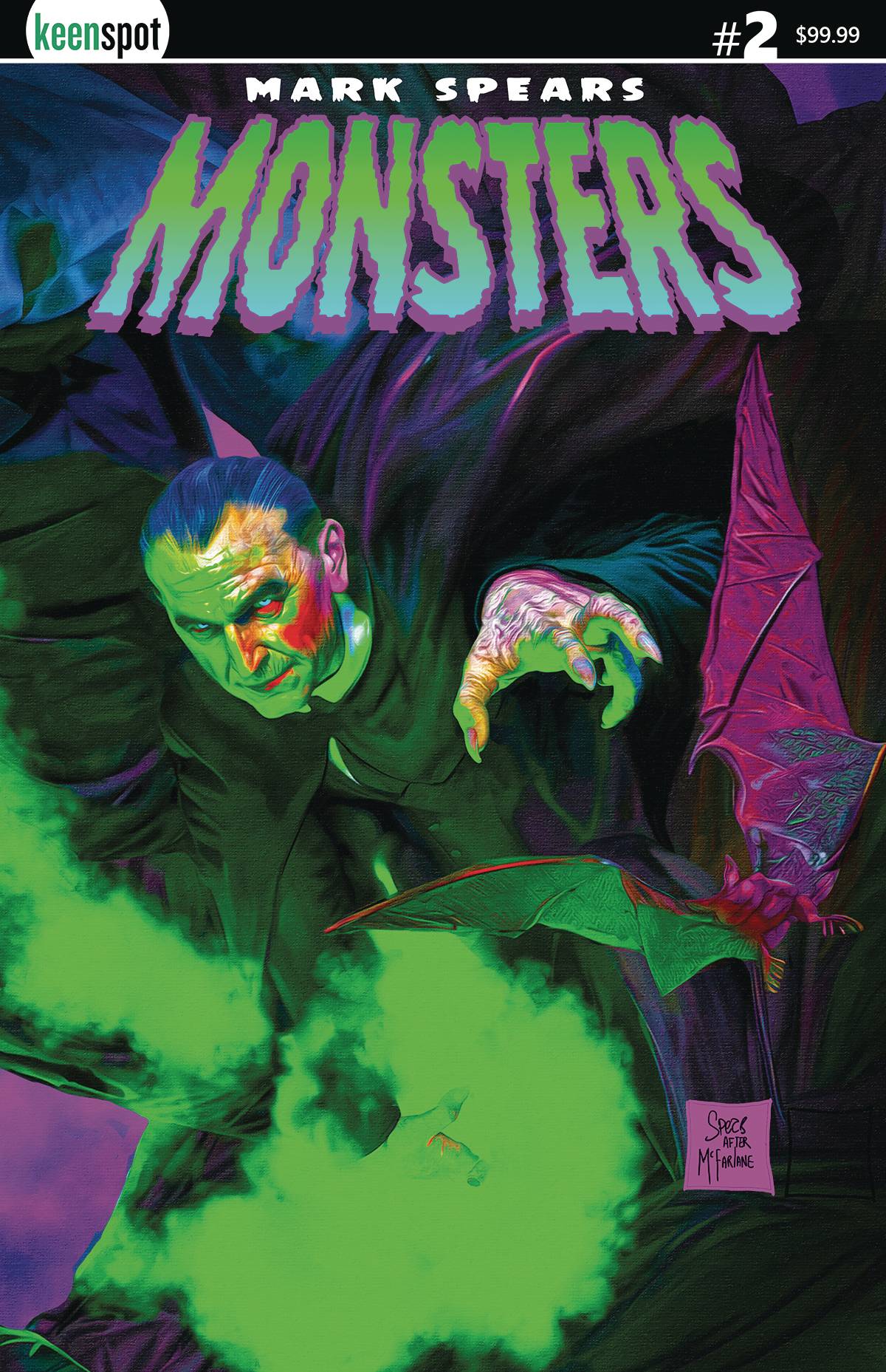 MARK SPEARS MONSTERS #2 CVR G METAL COVER