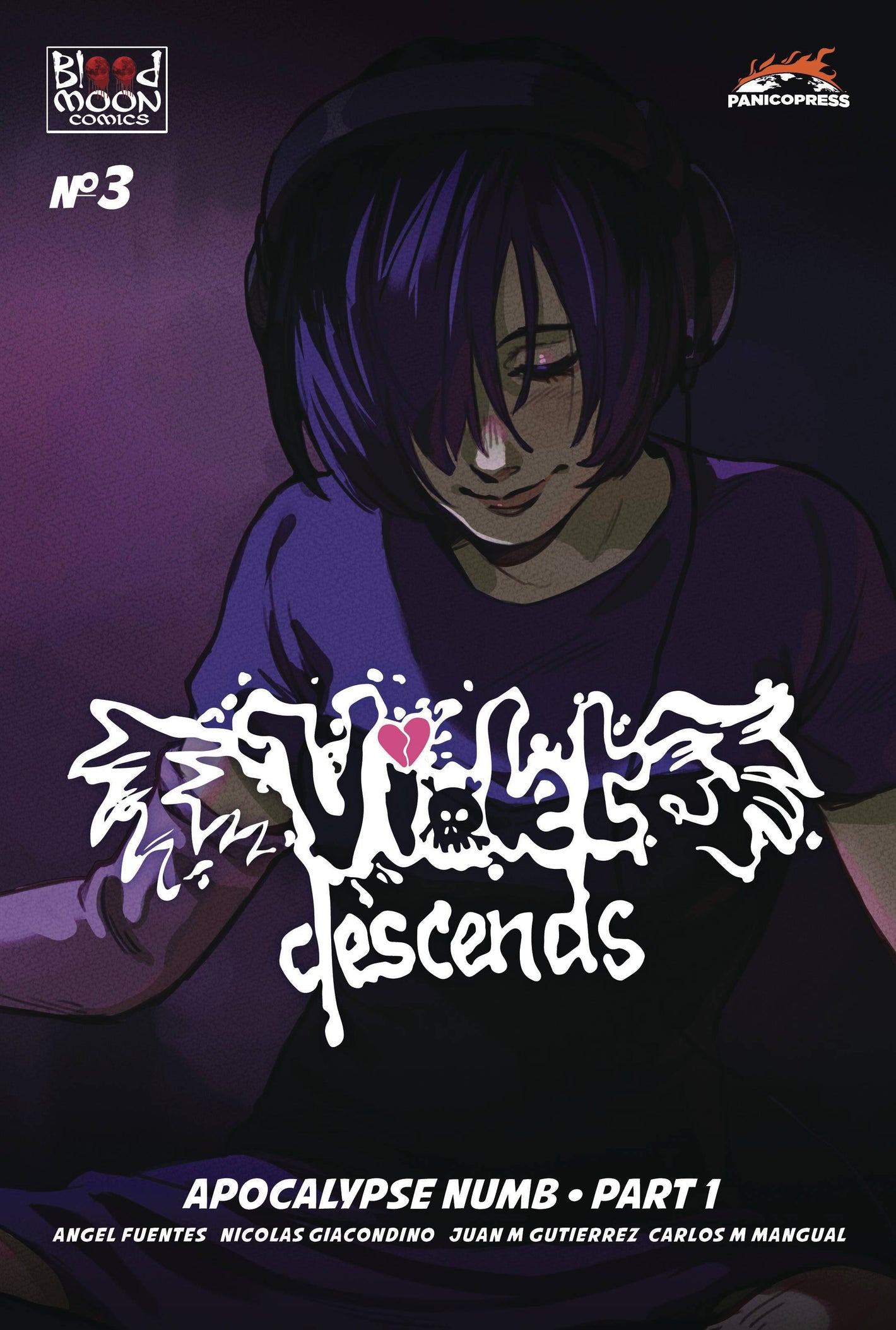 VIOLET DESCENDS VOL 2 #3 (OF 4) CVR A NAYLA AGUIRRE LTD FOIL