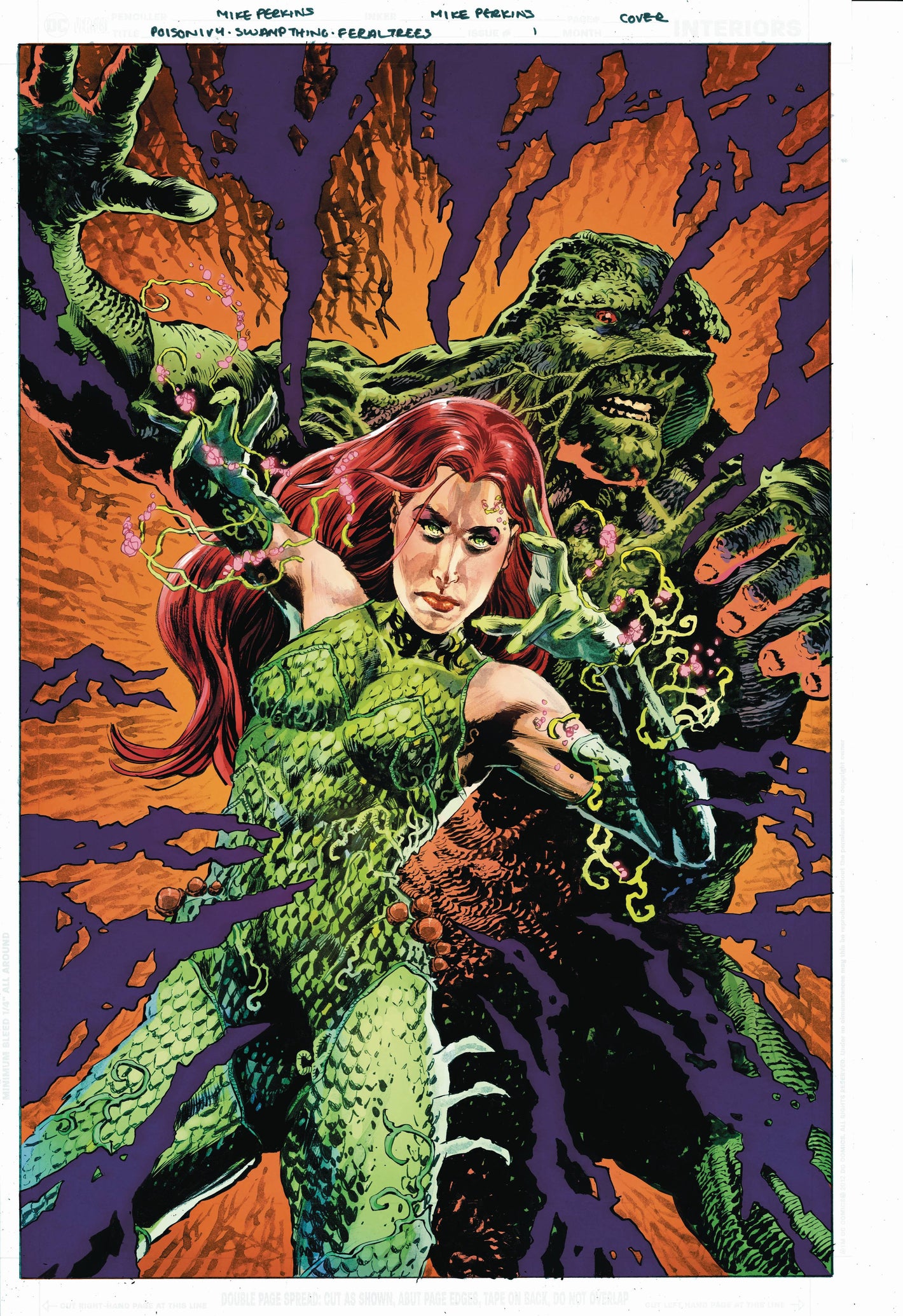 POISON IVY SWAMP THING FERAL TREES #1 OS CVR B PERKINS