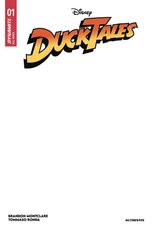 DUCKTALES #1 CVR H BLANK AUTHENTIX