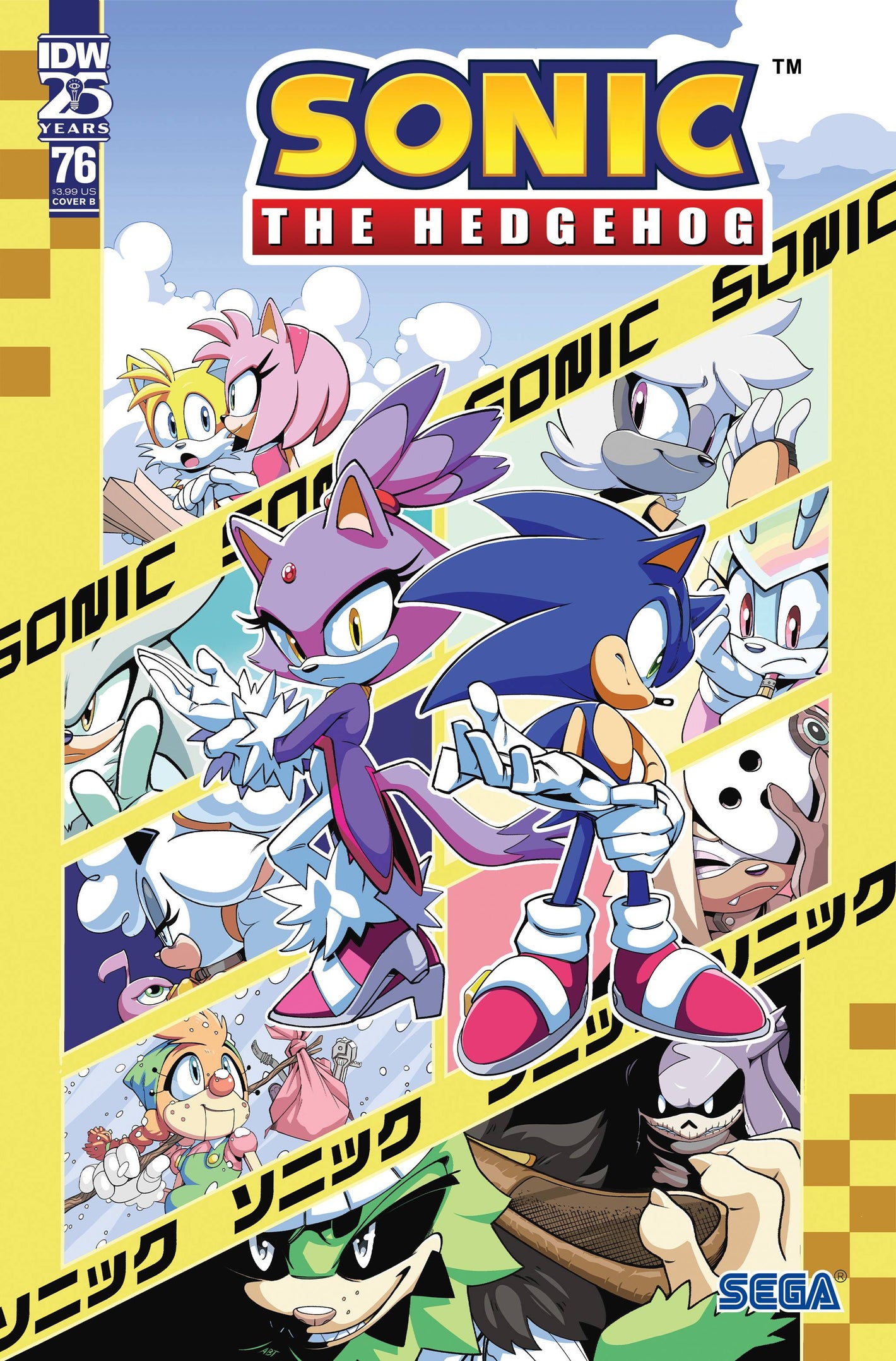 SONIC THE HEDGEHOG #76 CVR B THOMAS