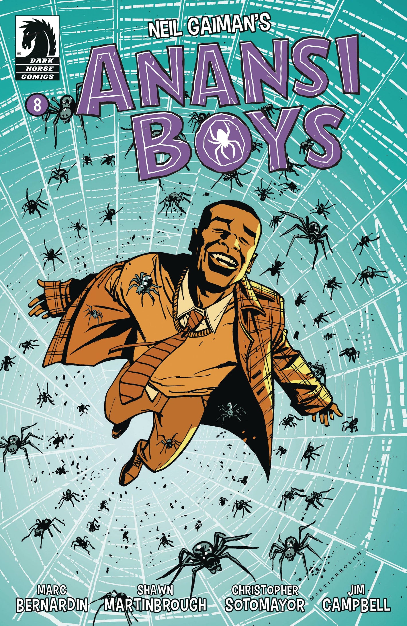 ANANSI BOYS I #8 CVR B MARTINBROUGH