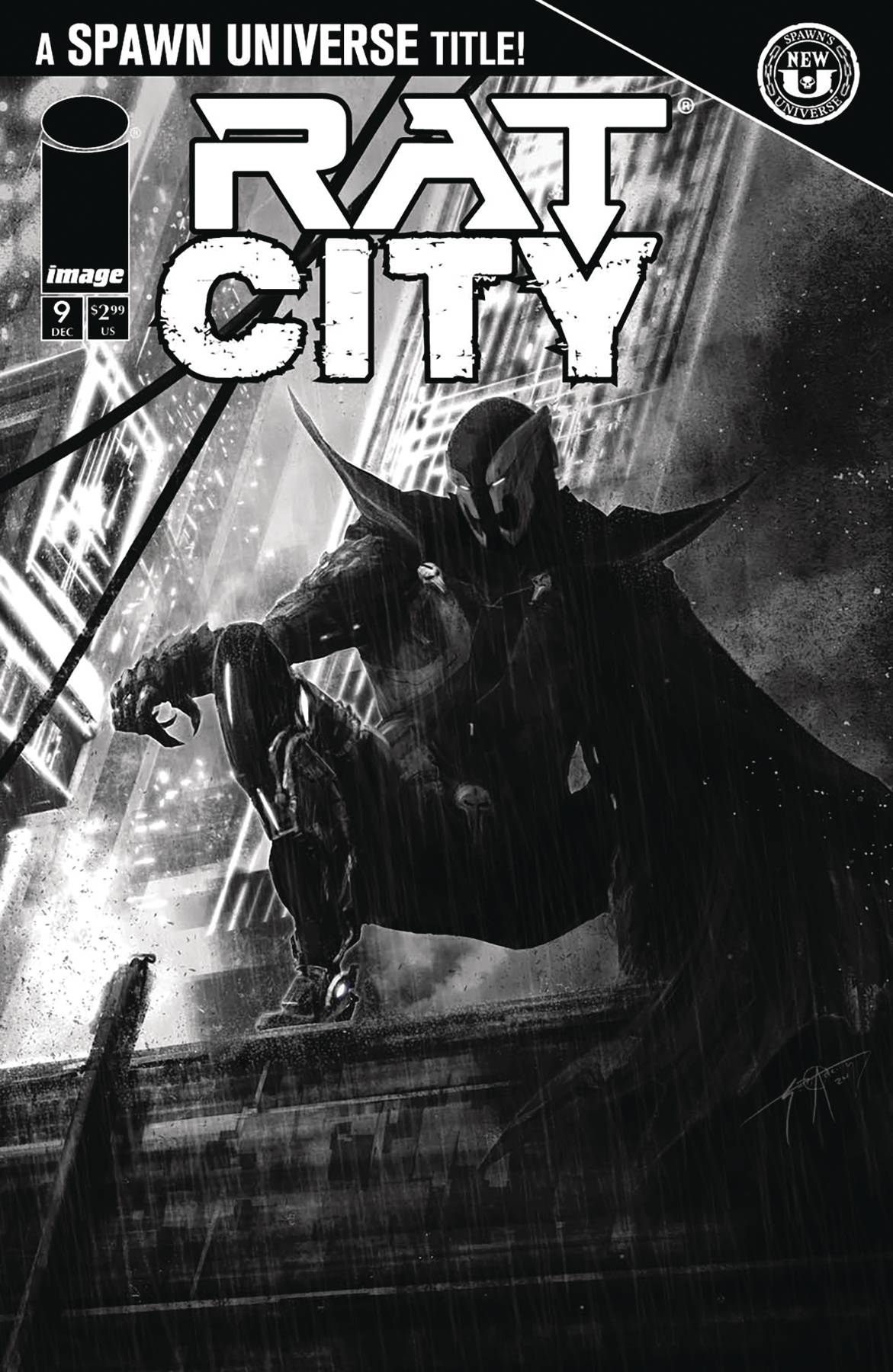 SPAWN RAT CITY #9 CVR B