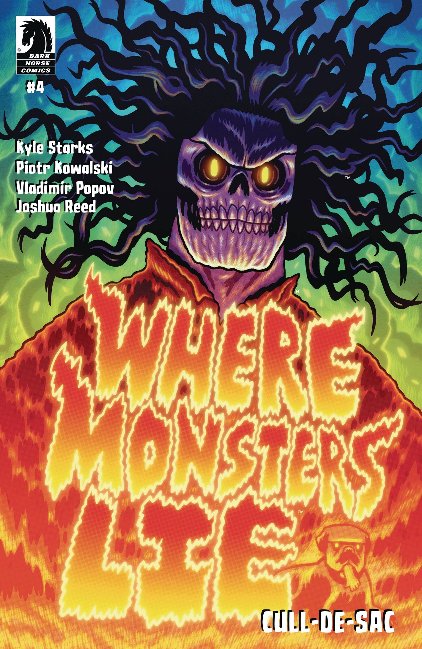 WHERE MONSTERS LIE CULL DE SAC #4 CVR B HIPP