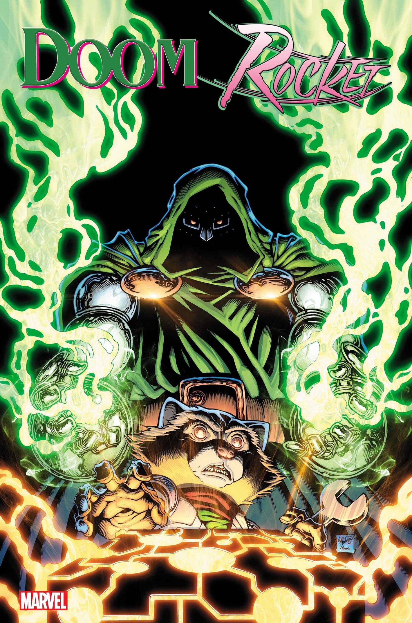 DOCTOR DOOM & ROCKET RACCOON #1 WILL ROBSON VAR