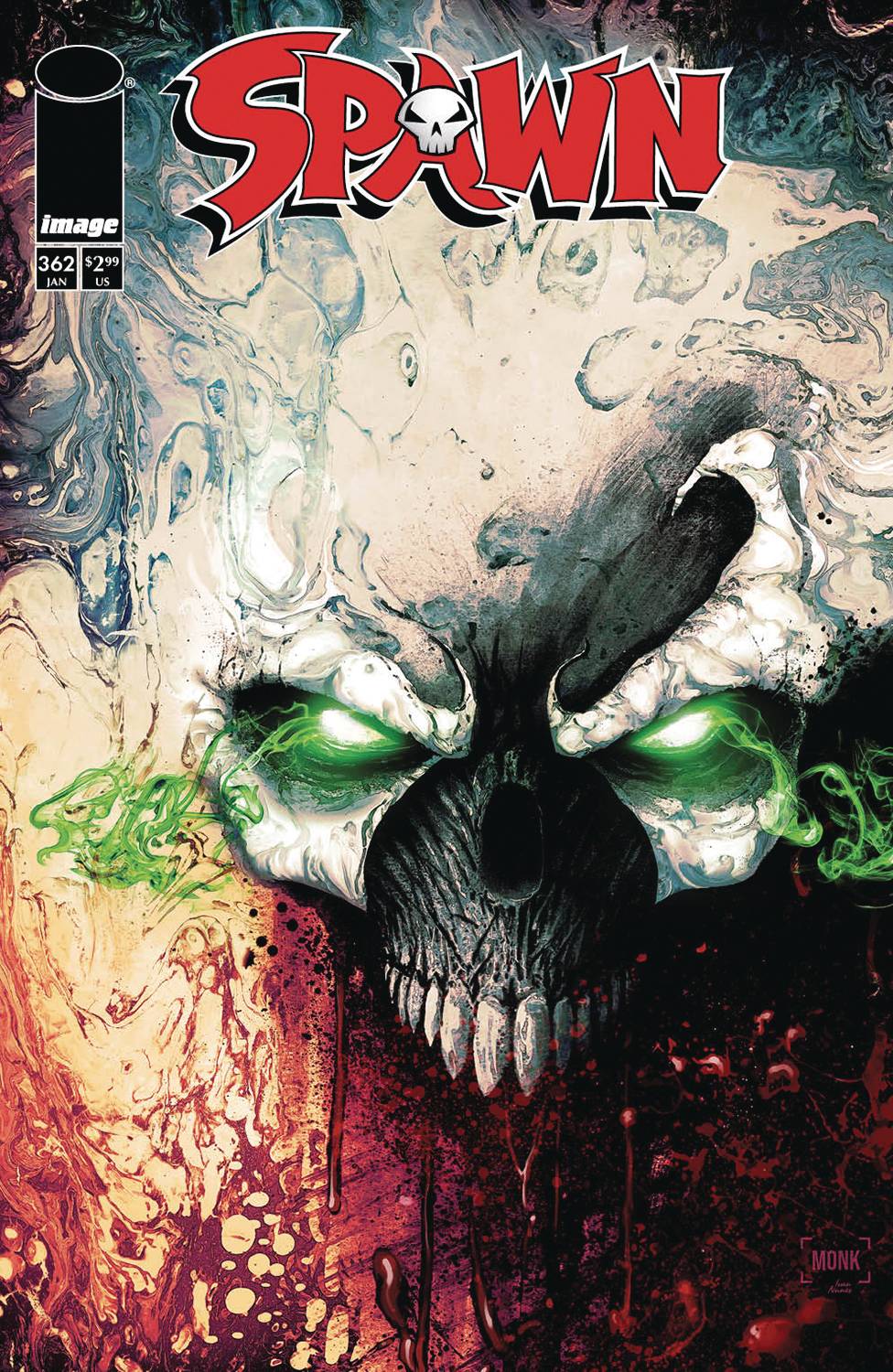 SPAWN #362 CVR B MONK