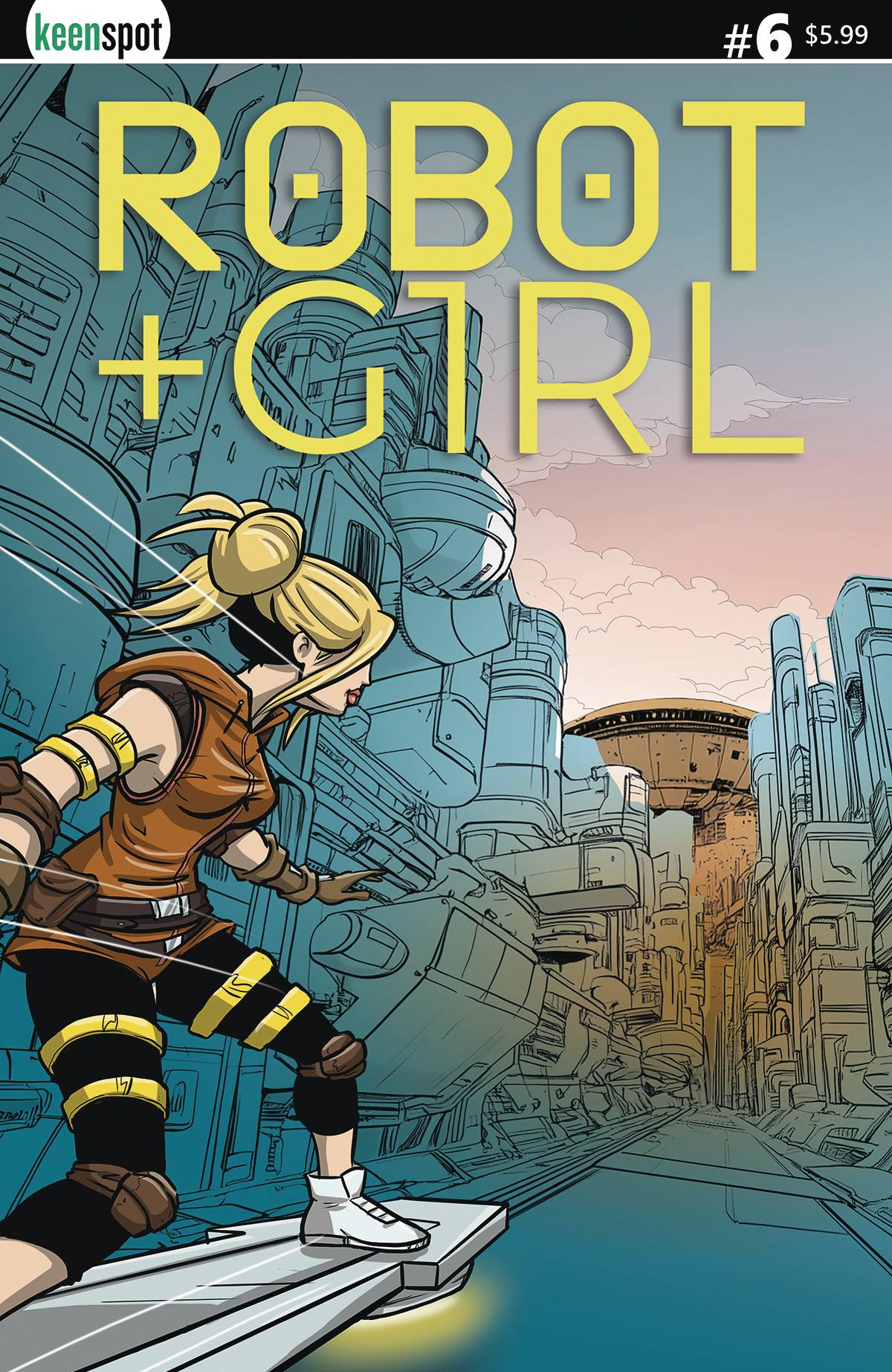 ROBOT + GIRL #6 CVR A MIKE WHITE