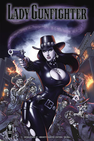 LADY GUNFIGHTER DESOLATION #1 CVR B MERHOFF BOUNTY HUNTER (MR)