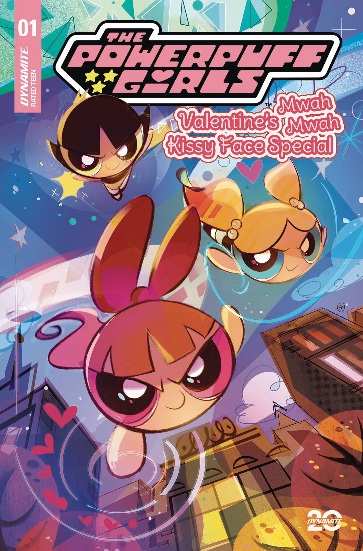 POWERPUFF GIRLS VALENTINES KISSY FACE SP #1 CVR B BALDARI