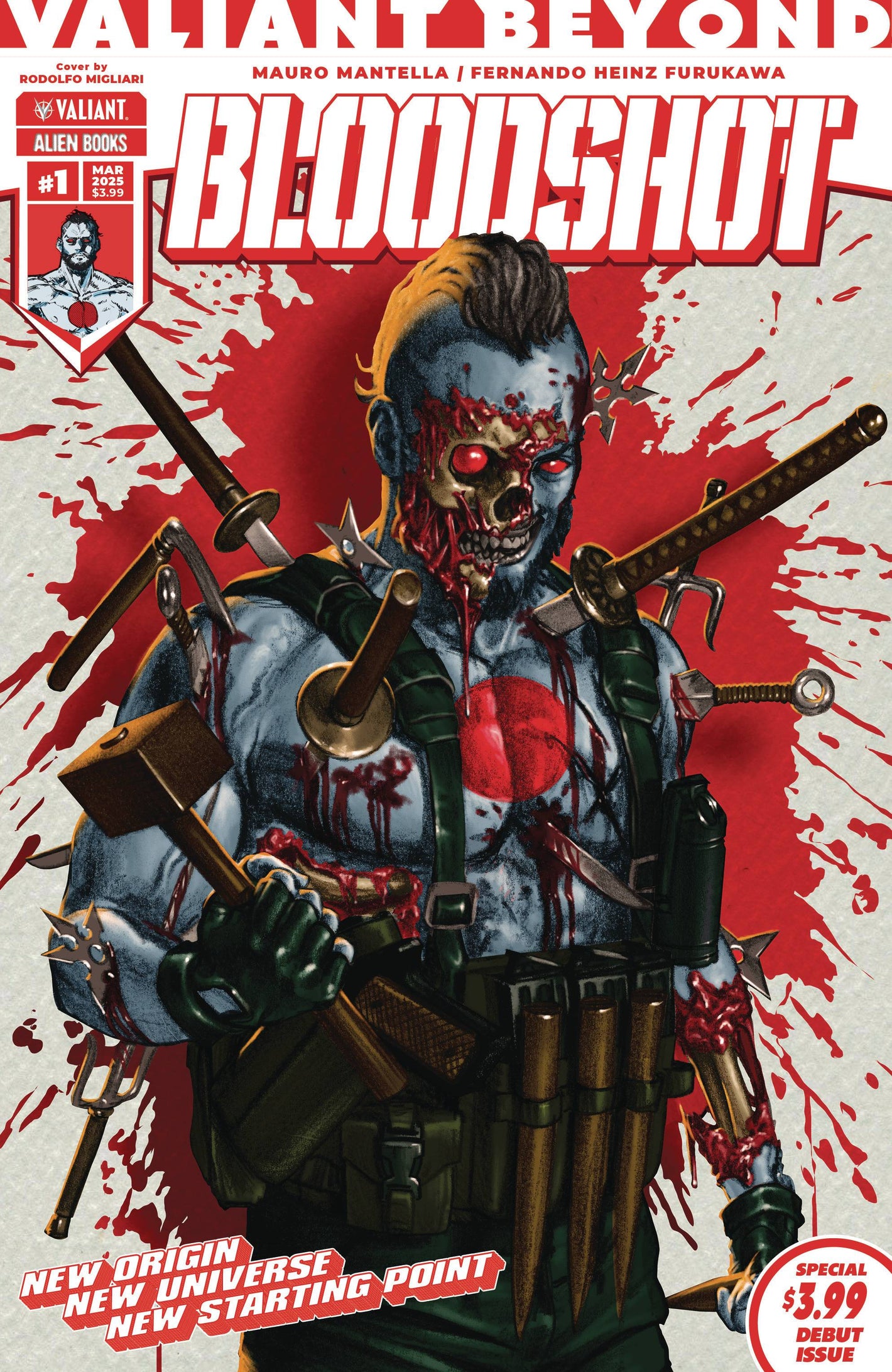 VALIANT BEYOND BLOODSHOT #1 CVR A MIGLIARI (MR)