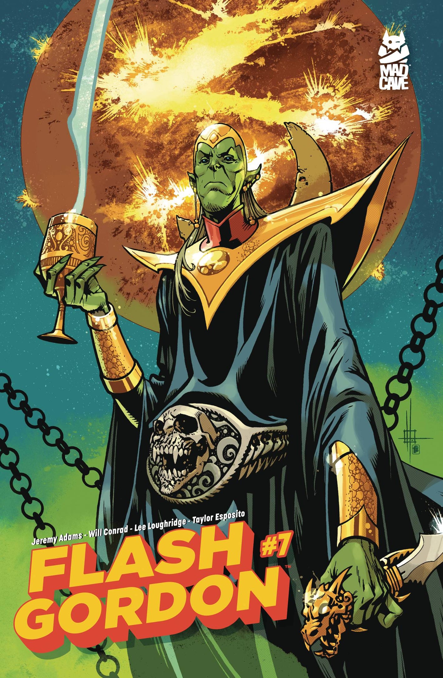 FLASH GORDON #7 CVR B ZACH HOWARD HOMEWORLD