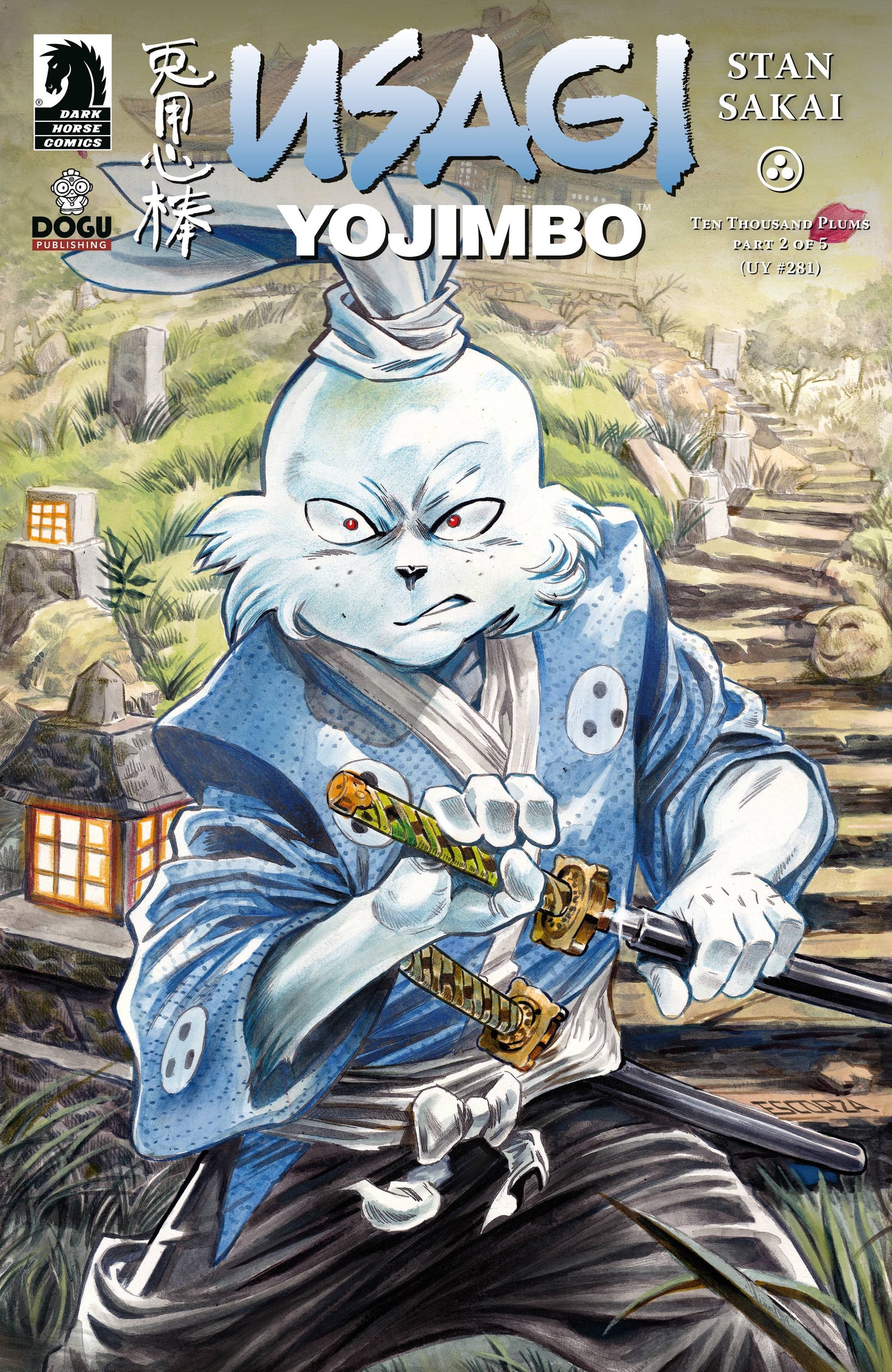 USAGI YOJIMBO TEN THOUSAND PLUMS #2 CVR B ESCORZAS