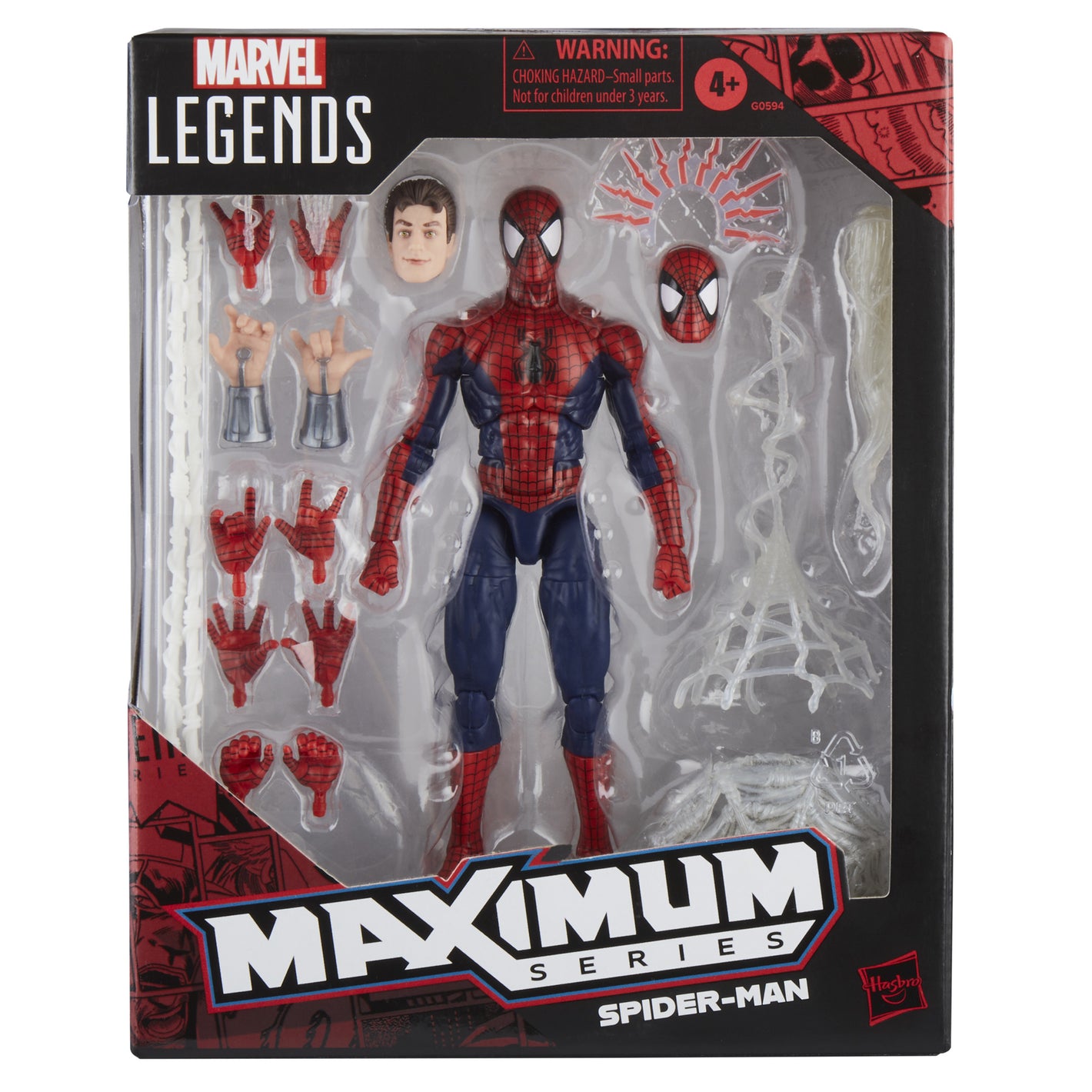 MARVEL LEGENDS - MAXIMUM SERIES - SPIDER-MAN DLX ACTION FIGURE
