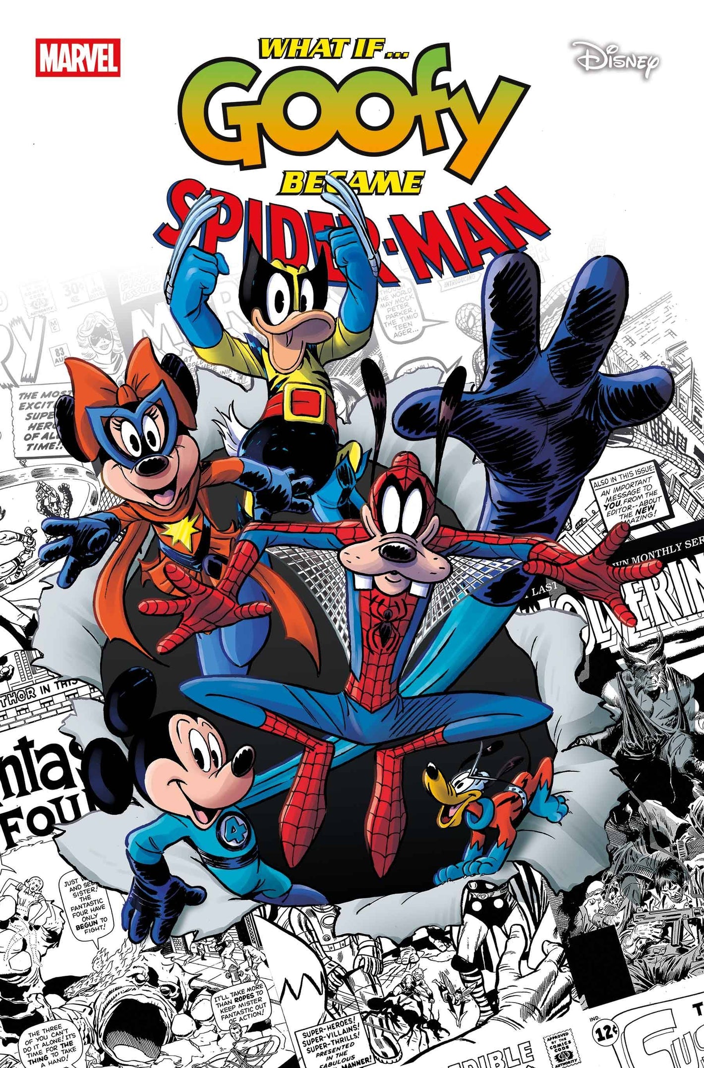 WHAT IF GOOFY BECAME SPIDER-MAN #1 ANDREA FECCERO VAR 7/30/25