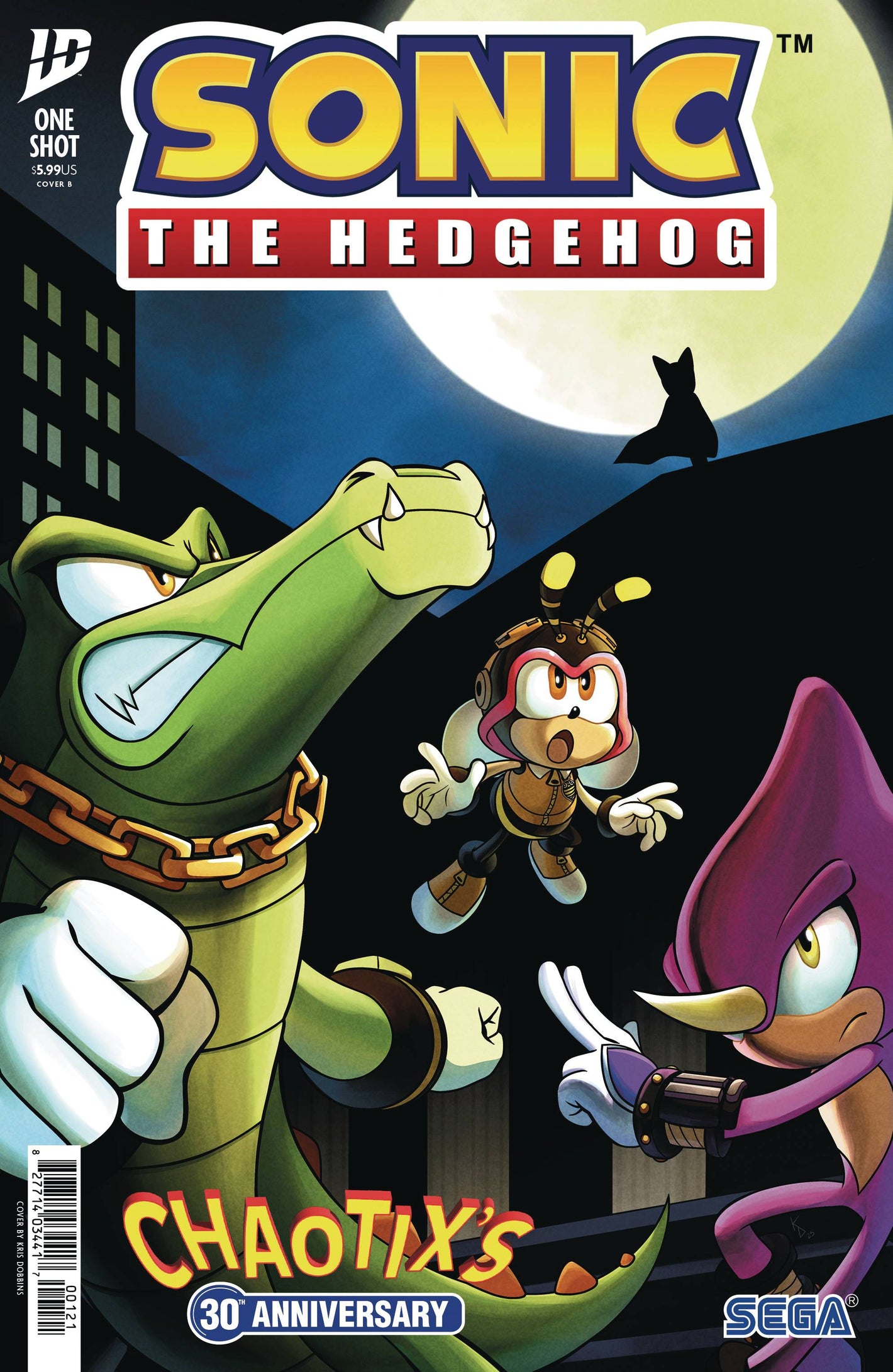 SONIC THE HEDGEHOG CHAOTIX 30TH ANNIV ONESHOT #1 CVR B DOBBI  10/22/2025