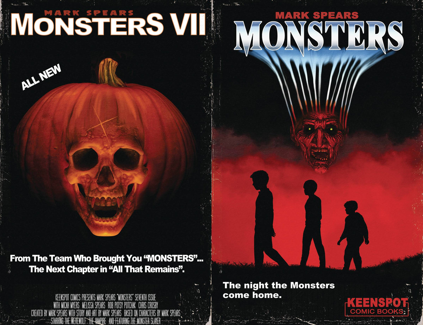 MARK SPEARS MONSTERS #7 CVR F HOLOFOIL HALLOWEEN FLIP 10/01/2025