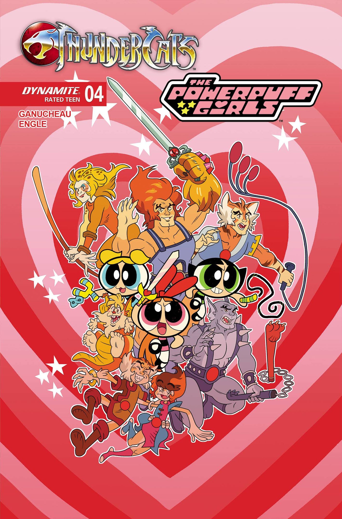 THUNDERCATS THE POWERPUFF GIRLS #4 CVR B COLEMAN ENGLE  09/03/2025