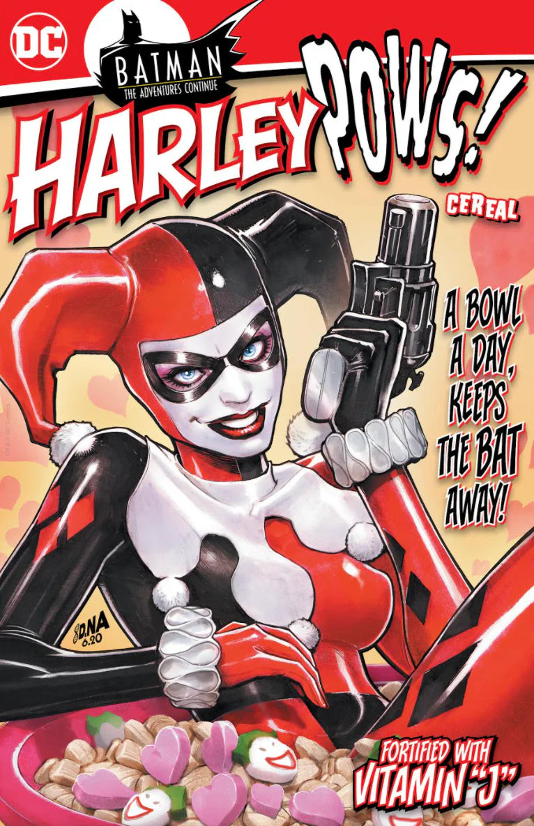 BATMAN THE ADVENTURES CONTINUE #3 (OF 6) HARLEY POWS CEREAL BOX DNA VARIANT