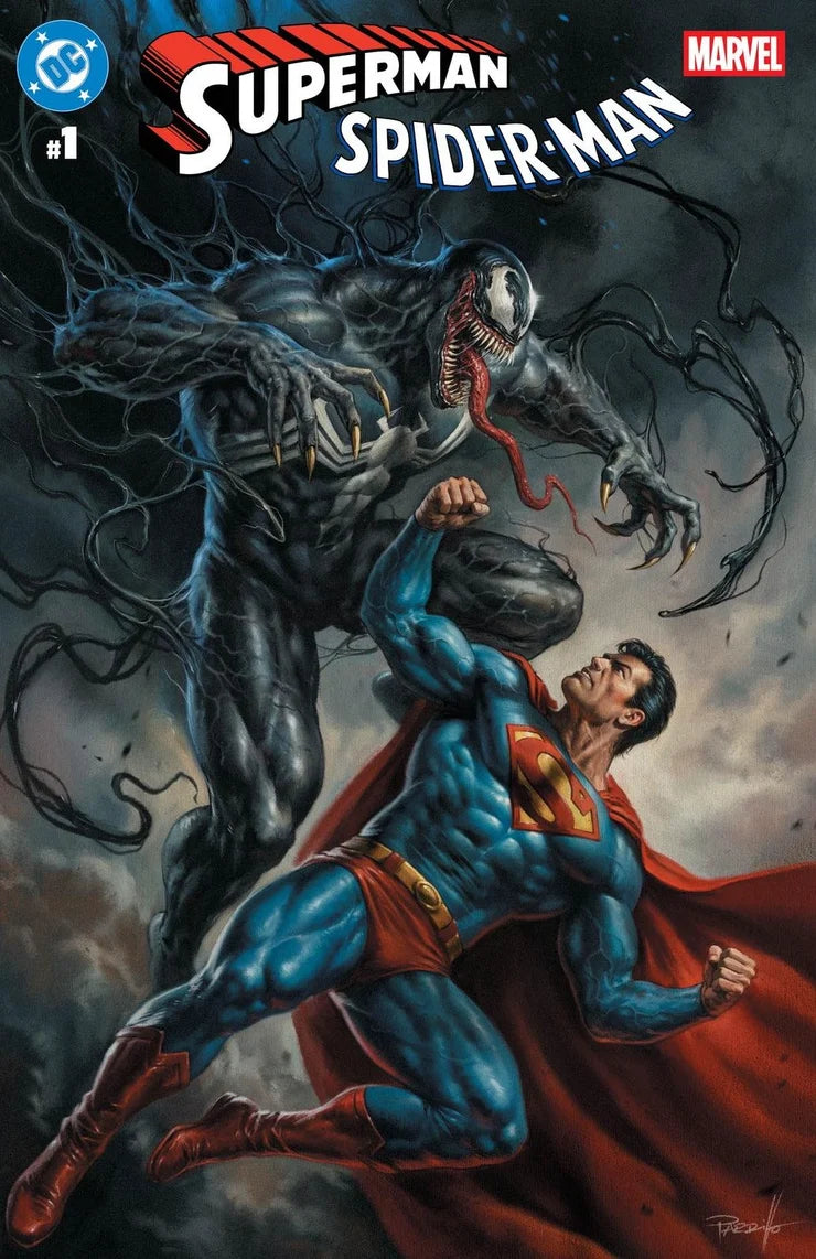 DC/MARVEL SUPERMAN/SPIDER-MAN #1 LUCIO PARRILLO TRADE DRESS VARIANT