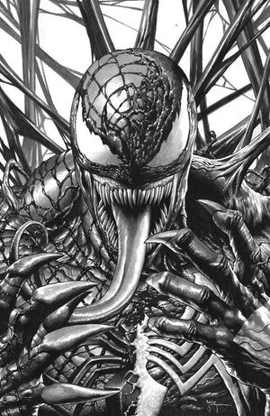 VENOM #252 MICO SUAYAN B&W SECRET DROP VIRGIN VARIANT *SIGNED*