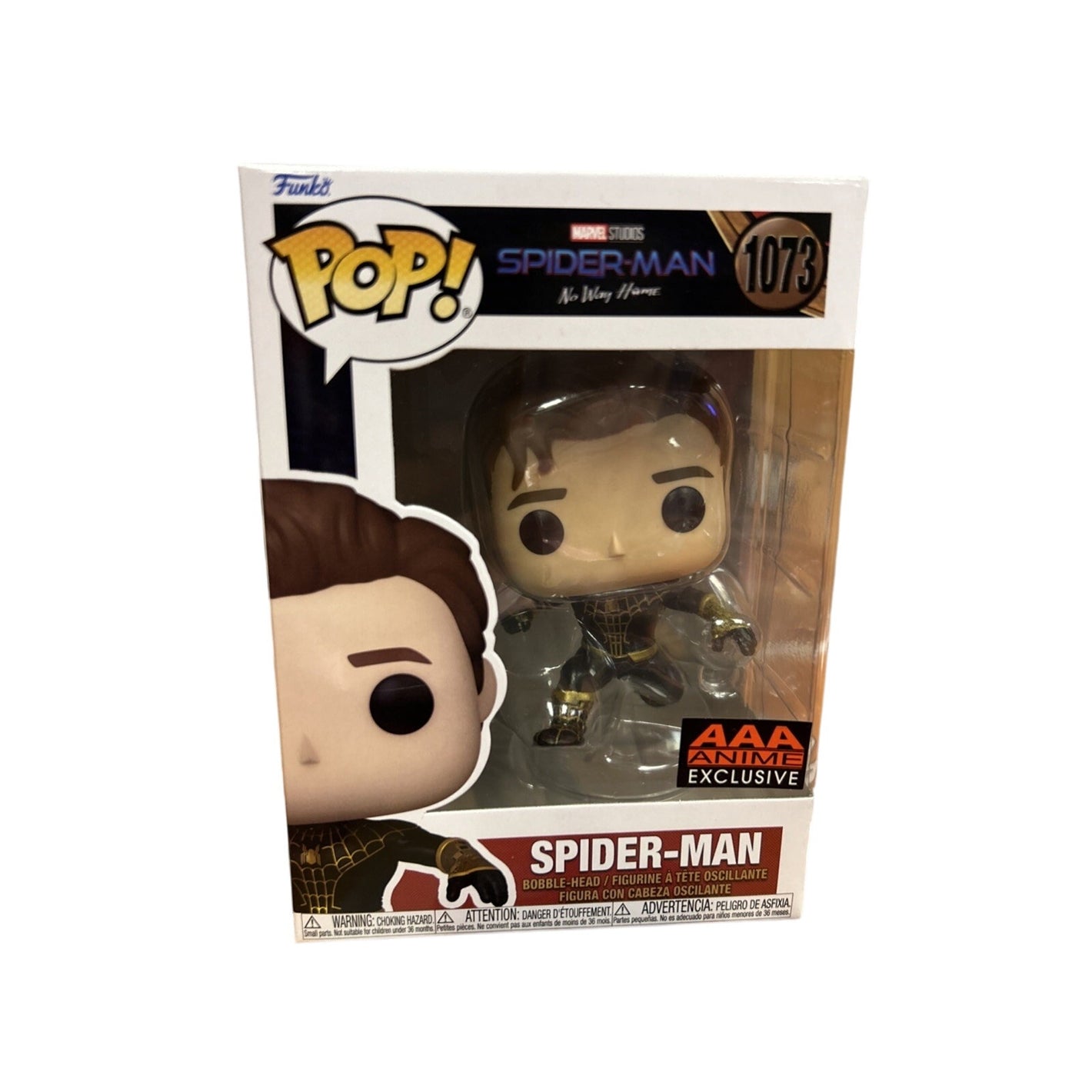 FUNKO POP! SPIDER-MAN NO WAY HOME AAA EXCLUSIVE 1073 MCU MARVEL