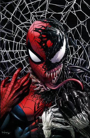 SPIDER-MAN SPIDER'S SHADOW #1 MICO SUAYAN FOIL VIRGIN VARIANT *SIGNED*
