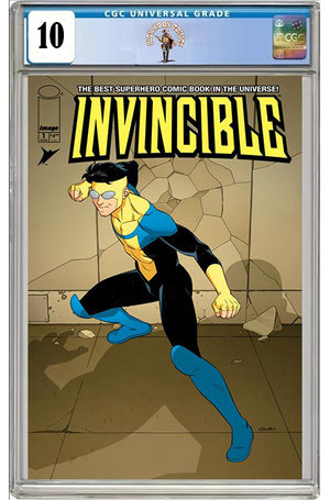 INVINCIBLE FOIL EDITION #1 REPRINT CVR B CORY WALKER & DAVE MCCAIG VAR CGC 10