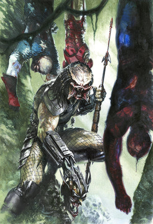 PREDATOR KILLS THE MARVEL UNIVERSE #1 1/100 GABRIELE DELL'OTTO VIRGIN VARIANT