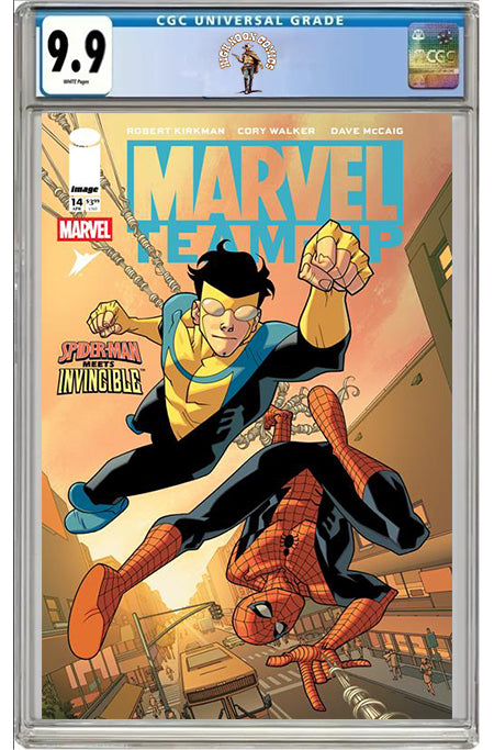MARVEL TEAMUP #14 FACSIMILE EDITION CVR A CORY WALKER & DAVE MCCAIG CGC 9.9