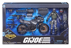 GI JOE - CLASSIFIED SERIES - SHOCKWAVE  AND NIGHT PURSUIT CYCLE