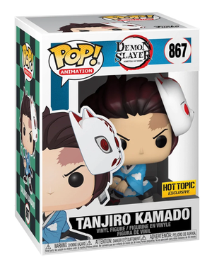 FUNKO POP! - DEMON SLAYER - TANJIRO W/ MASK - HOT TOPIC EX