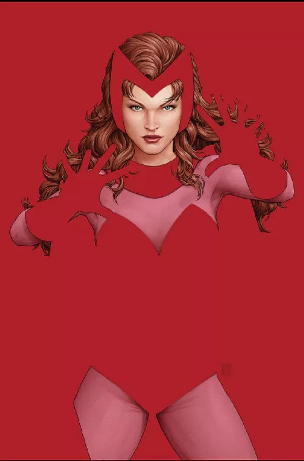 AVENGERS #56 JOHN TYLER CHRISTOPHER SCARLET WITCH NEGATIVE VARIANT A