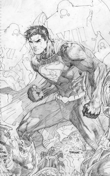 ACTION COMICS #1 JIM LEE SKETCH VIRGIN VARIANT (NEW 52)