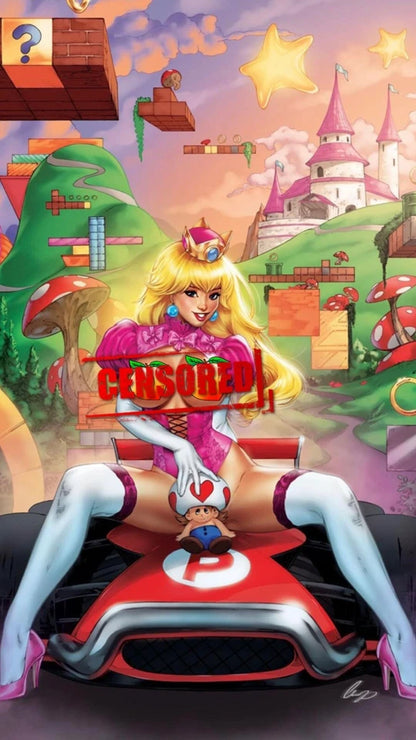FARO'S LOUNGE PRINCESS PEACH NAUGHTY/NICE ELIAS CHATZOUDIS VIRGIN VARIANT SET