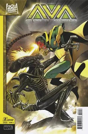 AVENGERS VS ALIENS #2 1/25 PACO MEDINA VARIANT