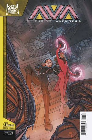 AVENGERS VS ALIENS #3 1/25 PETE WOODS VARIANT