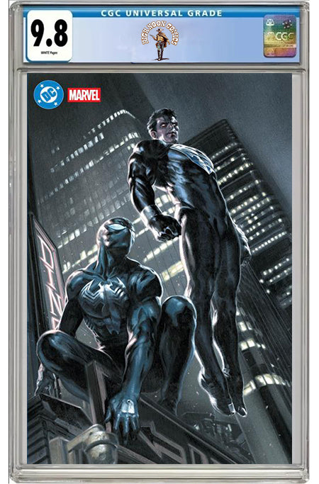 DC MARVEL SUPERMAN SPIDER-MAN #1 (ONE SHOT) 2ND PRINT CVR D GABRIELE DELL OTTO FOIL CARD STOCK VAR CGC 9.8