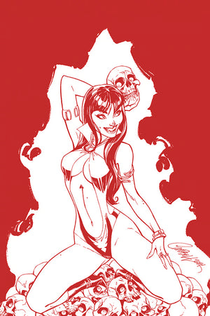 VAMPIRELLA #3 J SCOTT CAMPBELL "CRIMSON BLOOD" RED VIRGIN VARIANT